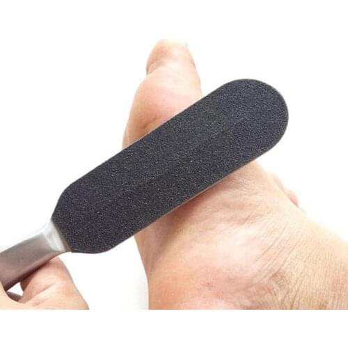 Stainless steel foot plate file Thickness double-sided frosting of Send foot 10 foot plate Sandpaper rubbing file Peeling p L4W1