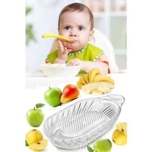 Glass Grater for Baby Food Preparation Kitchen Accessory Healthy Nutrition Fruit Suitable Portative, Nursing, Supplementary Food