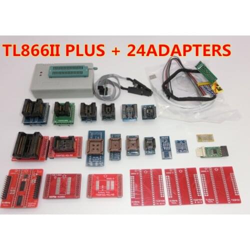 TL866II PLUS Programmer + SPI Driver +adapters 100% new original