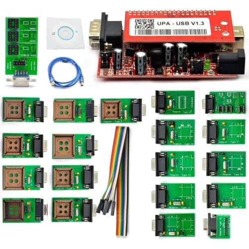 UPA 2018 UPA Usb Programmer Ecu UPA-USB ECU Programmer UPA USB V1.3 With Full Adapter for Mo-torola free shipping