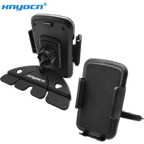 New Product 55-85mm 360 Degree Ajustable CD Slot Voiture Auto Support Fixation Smart Phone GPS Holder & Universal Phone Holder