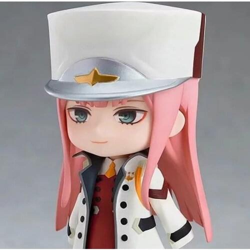 10cm Q Ver. 02 Action Figure Anime DARLING In The FRANXX Zero Two Figurine Girls Figures PVC Collectible Model Toys Statue
