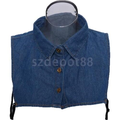 Womens False Collar Fake Half Shirt Blouse Collar Vintage Detachable Bib Collar