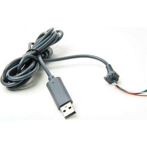 10 PCS a lot High Quality USB 4 Pin Charging Cable Cord +Breakaway Adapter Replacement For Xbox 360 Wired Controller Accessories