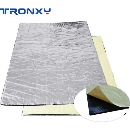 3D Printer Parts Heat Bed Sticker 200/300mm Foil Self-adhesive Insulation Cotton Heat Insulation Cotton For Hotbed Free shipping