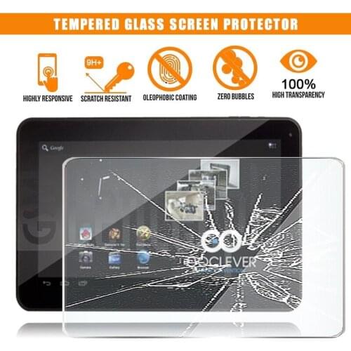 For GoClever Tab R104 10.1 Inch Tablet Tablet Tempered Glass Screen Protector Scratch Resistant HD Clear Film Cover