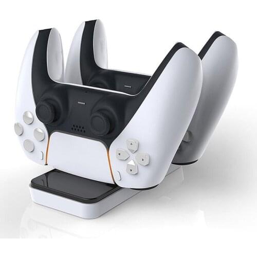 Dual USB Fast Charging Dock Station Cradle Holder for PS5 Game Controller Wireless Controller Charger for PS 5 gamepad joystick
