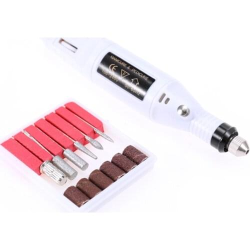 Mini Electric Drill Household Electric Grinder Drill Tool Nail Gel Polish Removing Drill Manicure Machine Grinding Rotary Tool