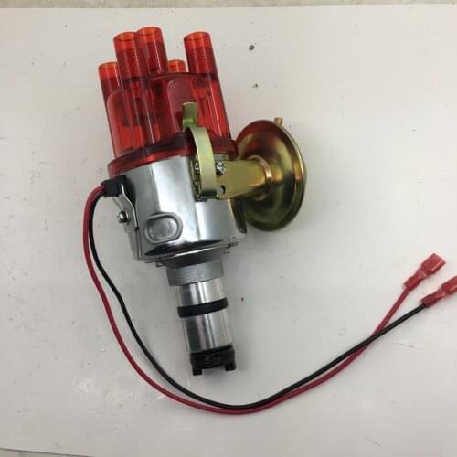 SherryBerg complete distributor Chrome clean cap 034 Electronic distributor With Vacuum advance (SVDA) for VW bug GHIA Beetle