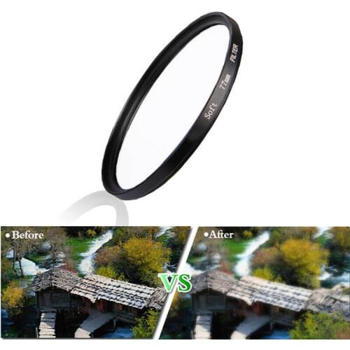 Soft Focus Effect Diffuser Lens Filter For 37 43 46 49 52 55 58 67 72 77 82mm Canon Nikon sony pentax dslr camera