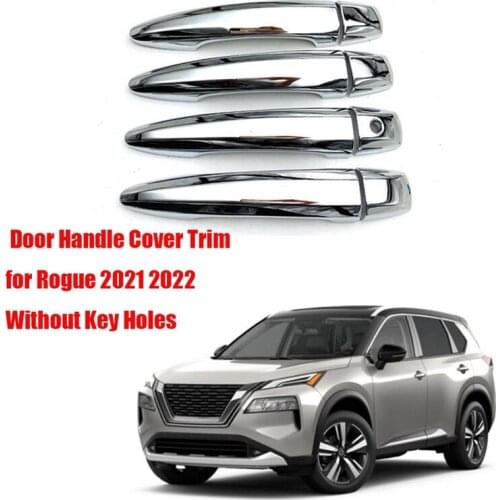 ABS Chrome Trunk Rear Door Handle Cover Moulding Trim for Nissan Rogue 2021 2022 Entry Car Styling
