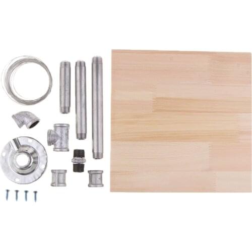 Metal Pipe Bracket and Wooden Board Holder Base Support For Clay Sculpture Statue-DIY Art Crafts Tool Sets Wire & Armatures