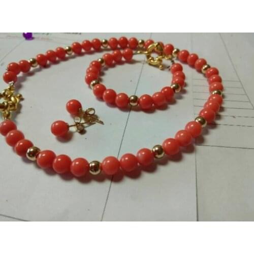 Cute Coral Beads Jewelry CS1703