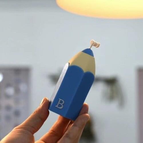 Cute pencil Candle Mold Silicone Goddess Shape Wax Mold Scented Candle Making