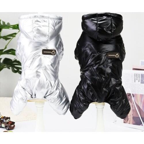 New Dog Clothes Autumn Winter Pet Clothing Cotton-padded Jacket Teddy Small Dog Pet Clothes Ginning Four-legged Cotton Coat