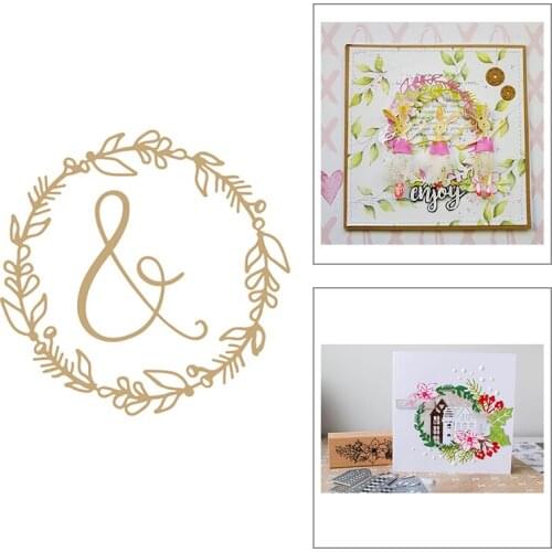 2020 New Circle Lace Metal Cutting Dies For DIY Wreath Edge Embossing Decoration Greeting Card Paper Album Scrapbooking No Stamp