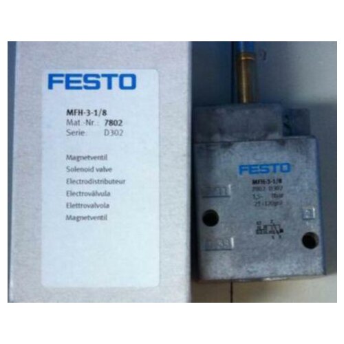 New Festo MFH-3-1/8 7802 Solenoid Valve #exp
