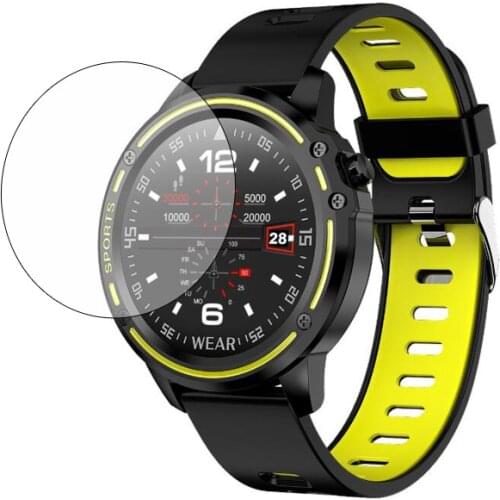 3pcs Clear Transparent Protective Film Guard For Hold mi Greentiger L8 Smart Watch Screen Protector Cover Smartwatch Protection