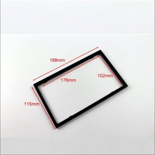 188mm*115mm 2 DIN ABS Plastic Frame Panel Fascias For Aftermarket Radio Stereo DVD Player GPS Navigation Installation
