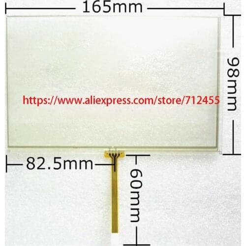 Compatible 7inch touch panel HST-TPA7.0AU for AT70TN90 165mm*98mm 4 wire TOUCH SCREEN for gps glass