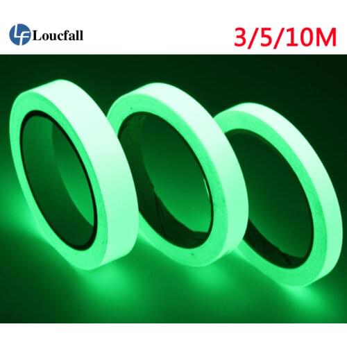 3/5/10m Luminous Tape Auto Car Sticker Self Adhesive Glow In The Dark Stickers Fluorescent Tape Warning Sticker car accessories