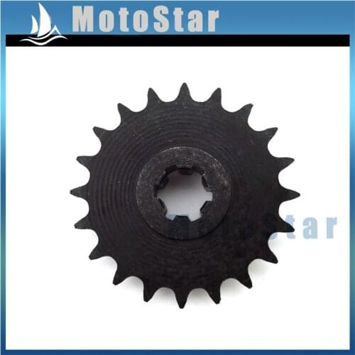 T8F 20 Tooth Front Clutch Drum Gear Box Pinion Chain Sprocket For 47cc 49cc 2 Stroke Mini Moto Kids Dirt Bike Crosser