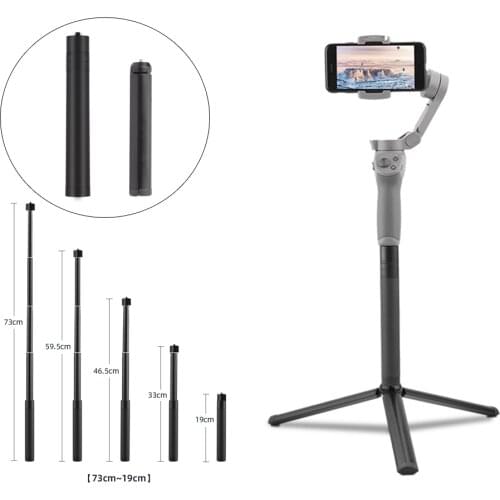 Universal Mini Tripod Stand For DJI OSMO Mobile 2 3 OM 4 FeiYu Zhiyun Smooth Moza Mini isteady Gimbal Smartphone Action Camera