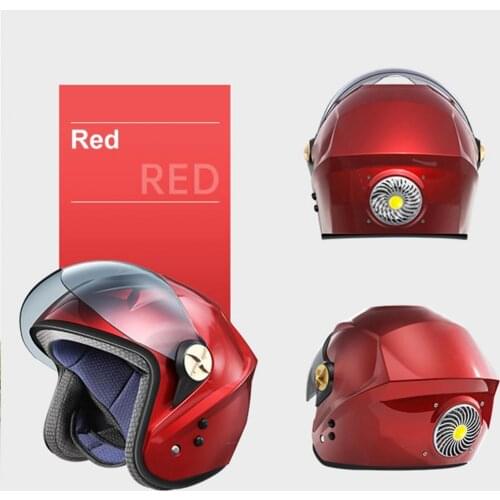 Comfortable Solar Power Smart Bluetooth 5.0 Summer Cooling Fan Cycling Motorcycle Helmet Built-in Rechargeable Battery