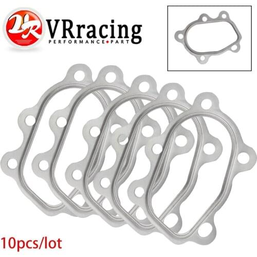 VR - 10PCS/LOT For T25 T28 GT25 GT28 Turbocharger Gasket fitting for Turbo GT25 5 Bolt VR4810