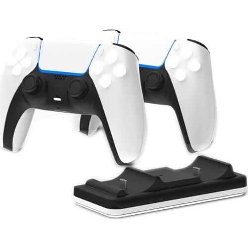 Type-C Dual Controller Charger Station for Sony Playstation 5 PS5 Gamepad Joystick Power Supply Cradle Stand