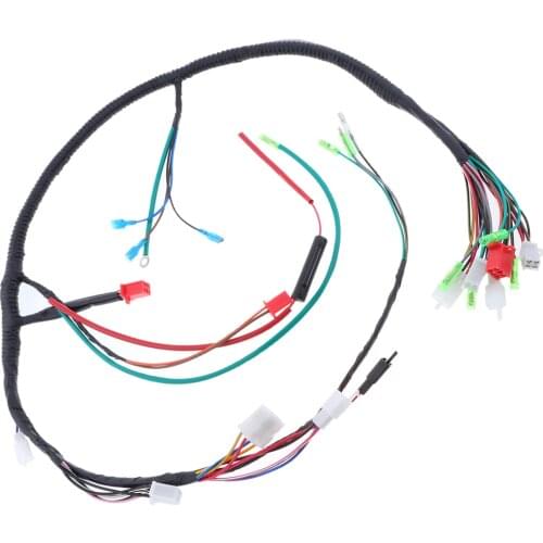 Wire Loom Assembly Wiring Harness Assembly for BAJAJ Engine Parts for Scooter Tricycle Motorcycle