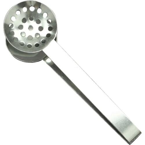 1PC Tea Bag Squeezer Round Stainless Steel Tea Tong Mini Food Tong Lemon Slice Clip Anti-Scalding Tea Spoon Kitchen Accessories