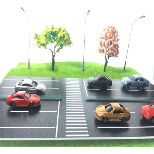 100pcs 1:150 Scale Architecture ABS Plastic Model Painted Car Toys Miniature Color Cars For Diorama Model Buildings Making Kits
