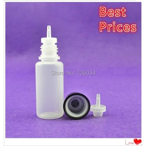 E cigarette Liquid Bottle 2500Pcs/Lot PE 20ML Plastic Dropper Bottles With Long Thin Tip Childproof Cap E-Juice E-Liquid Bottle