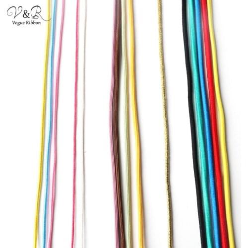 Diy Handmade Jewelry Making Triple Layered Textile Hair Rope Accessories Nylon Cord Componenets Jewellery Findings Diy Bracelet