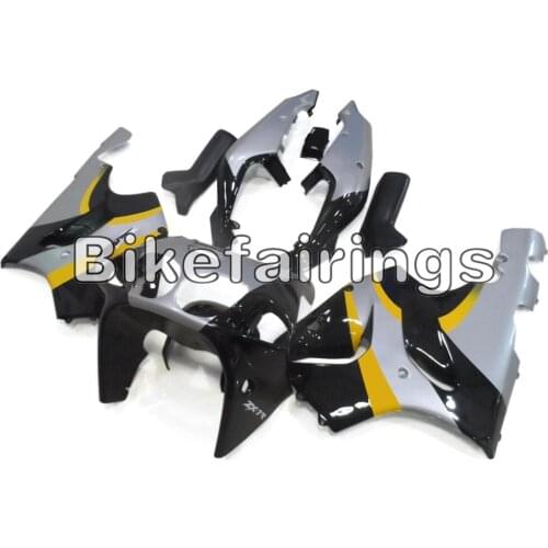 For ZX-7R 1996 97 98 99 00 01 02 2003 ABS Plastic Fairing Kit Silver Yellow Black Bodywork Kit Sportbike Covers