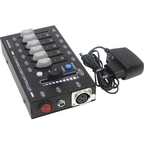 DMX Controller Disco Light Controller 12 Channels DMX512 Controller Console For Party DJ Stage Light KTV Bar Home Party Control