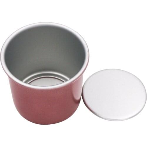2021 Popular Toast Circular Tart Mini Pink Aluminum Alloy Deepen Cake Mold Tools for Baking Caking Baking Bread Making Stencil