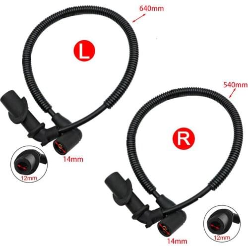 2 Pieces Spark Plug Ignition Coil Wires Cap Replaces for Ranger 800 4012439