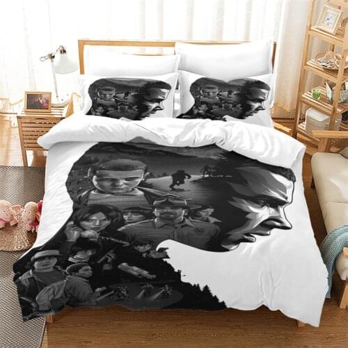 Hot Movie Stranger Things 3d Bedding Set Luxury Printed Custom/King/Europe/USA,Duvet Cover Set Twin Full Queen King Bed Sets