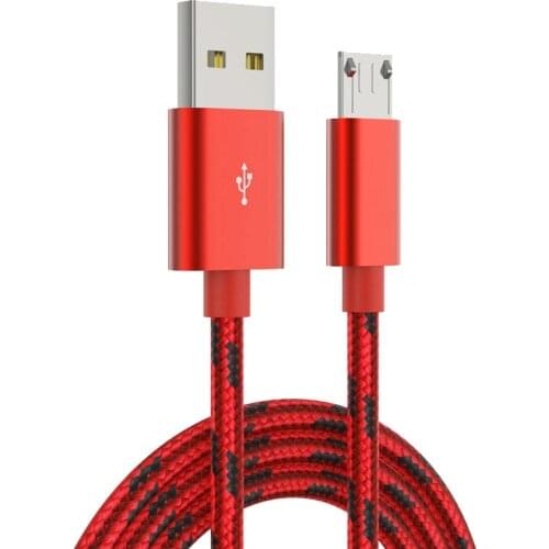 Kebiss USB Micro Cable 3A Nylon Fast Charging USB Cable for Samsung Huawei Xiaomi HTC Mobile Phone Accessories USB Charger Cord