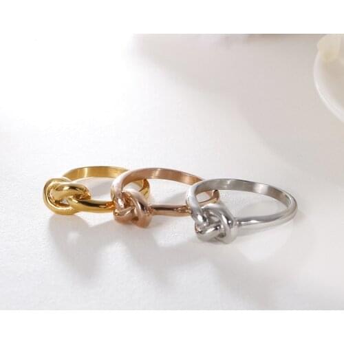 Fashion Women Men Finger Rings Silver Color Gold Stainless Steel Finger Rings Jewelry
