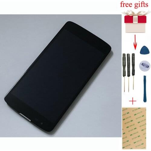 LCD Display Panel Monitor Module + Touch Screen Digitizer Sensor Glass Assembly With Frame For LG K8 LTE K350N K350E K350DS 4G