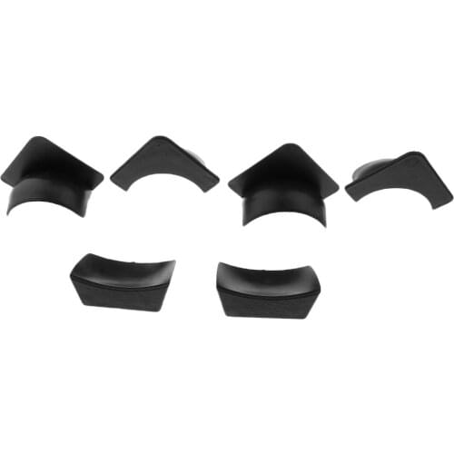 Set With 6 Plastic Replacement Pool Table Inserts 4 Corners And 2 Sides