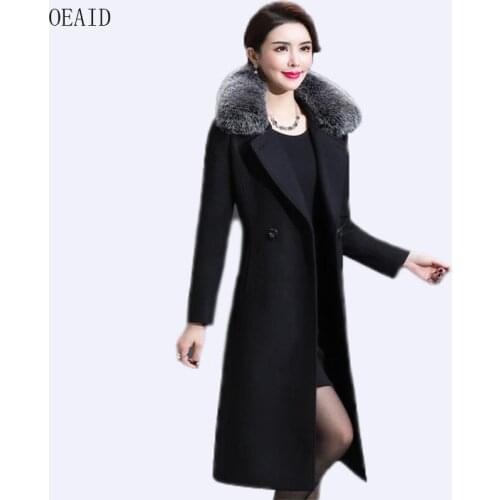 OEAID Womens Black Coats