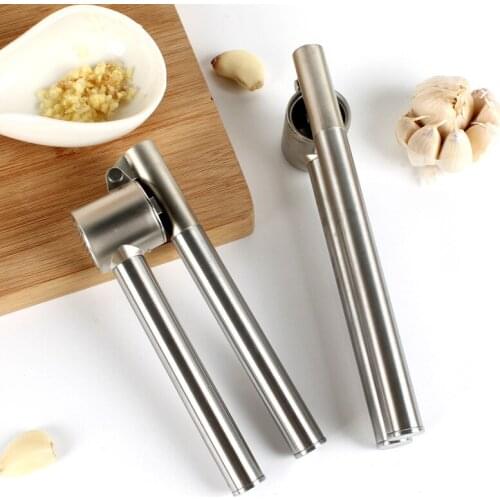 Stainless Steel Hand Squeeze Juicer Garlic Press Crusher Ginger Squeezer Slicer Masher Minced Garlic Maker Kitchen Gadgets