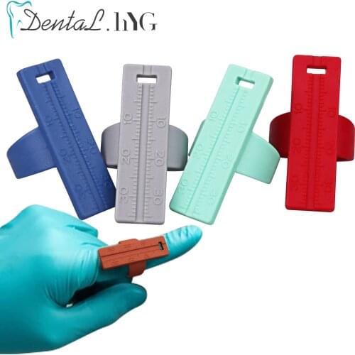 Dental Instrument High-strength Plastic 7pcs Colorful Dentistry Ring Ruler Root Canal Measuring Tool for Endodontic Dentist tool