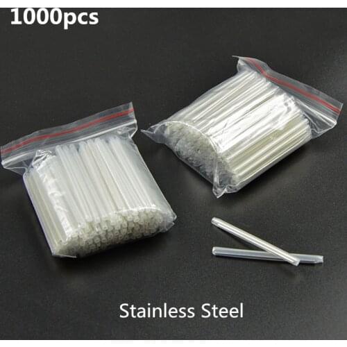 1000 pcs Cable heat-shrinkable tube fiber-optic hot-melt tube bare fiber protection sleeve leather single/double needle tube