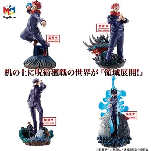 In Stock Megahouse Jujutsu Kaisen Anime Figure Gojo Satoru Itadori Yuji Ryomen Sukuna Fushiguro Collection Action Figure Toys