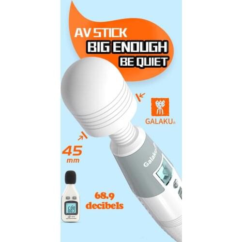 Female AV Vibrators Powerful Speed Magic Wand Rechargeable For Women Masturbation Machine Big Vibrator Clit Massager Sex Toys